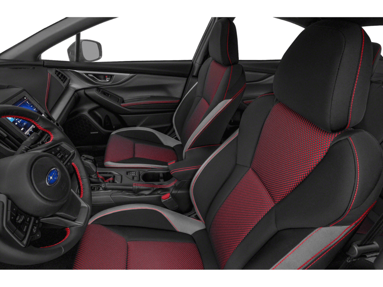 2021 Subaru Impreza Sport - Interior Driver's Side with Door Open, Front Seat Feature