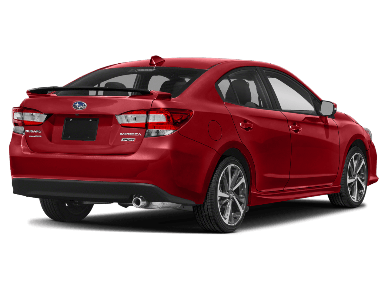 2021 Subaru Impreza Sport - Rear 3/4, facing to the right