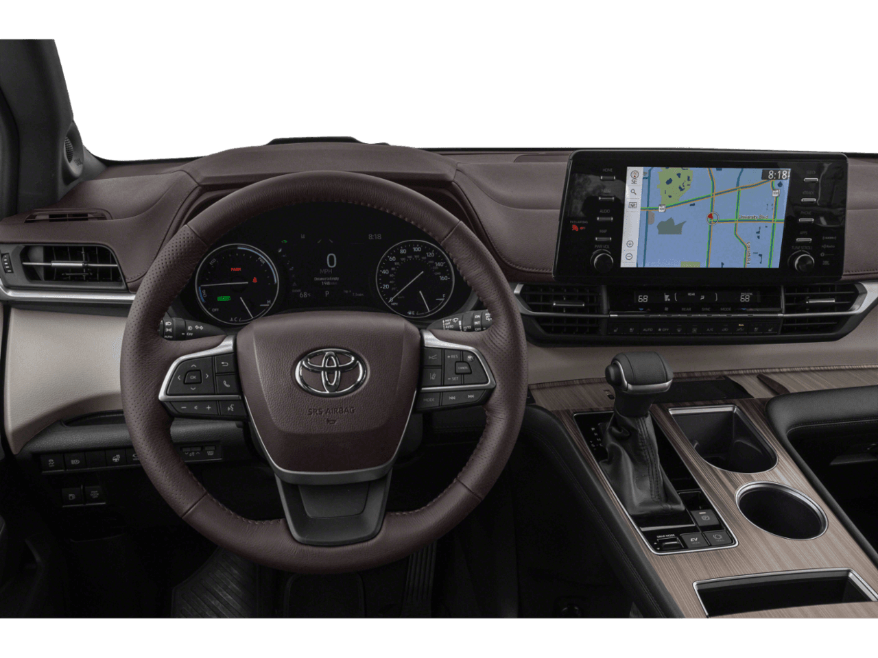2021 Toyota Sienna Platinum - Interior Drivers Dash