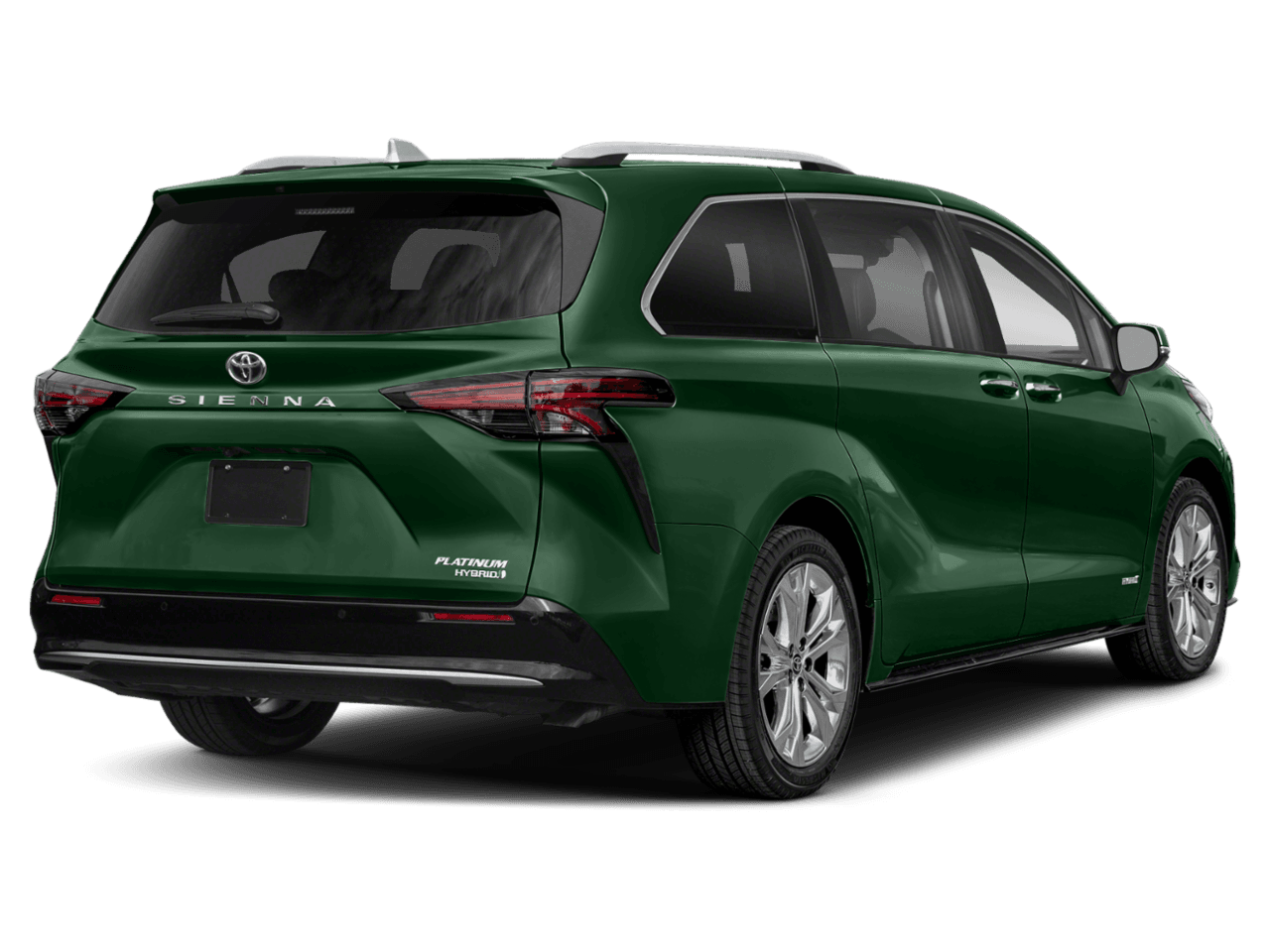 2021 Toyota Sienna Platinum - Rear 3/4, facing to the right
