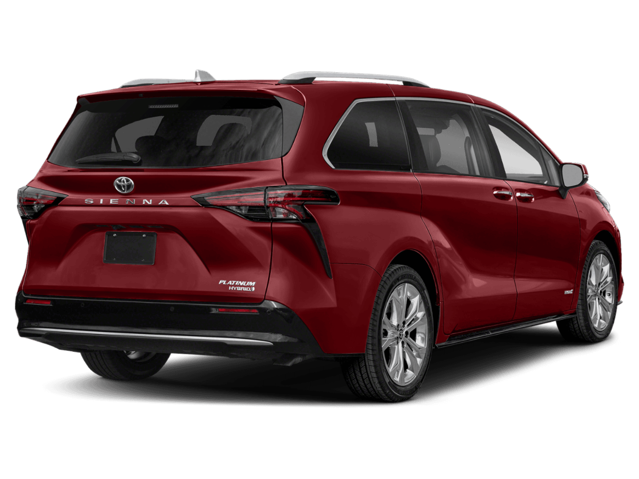 2021 Toyota Sienna Platinum - Rear 3/4, facing to the right