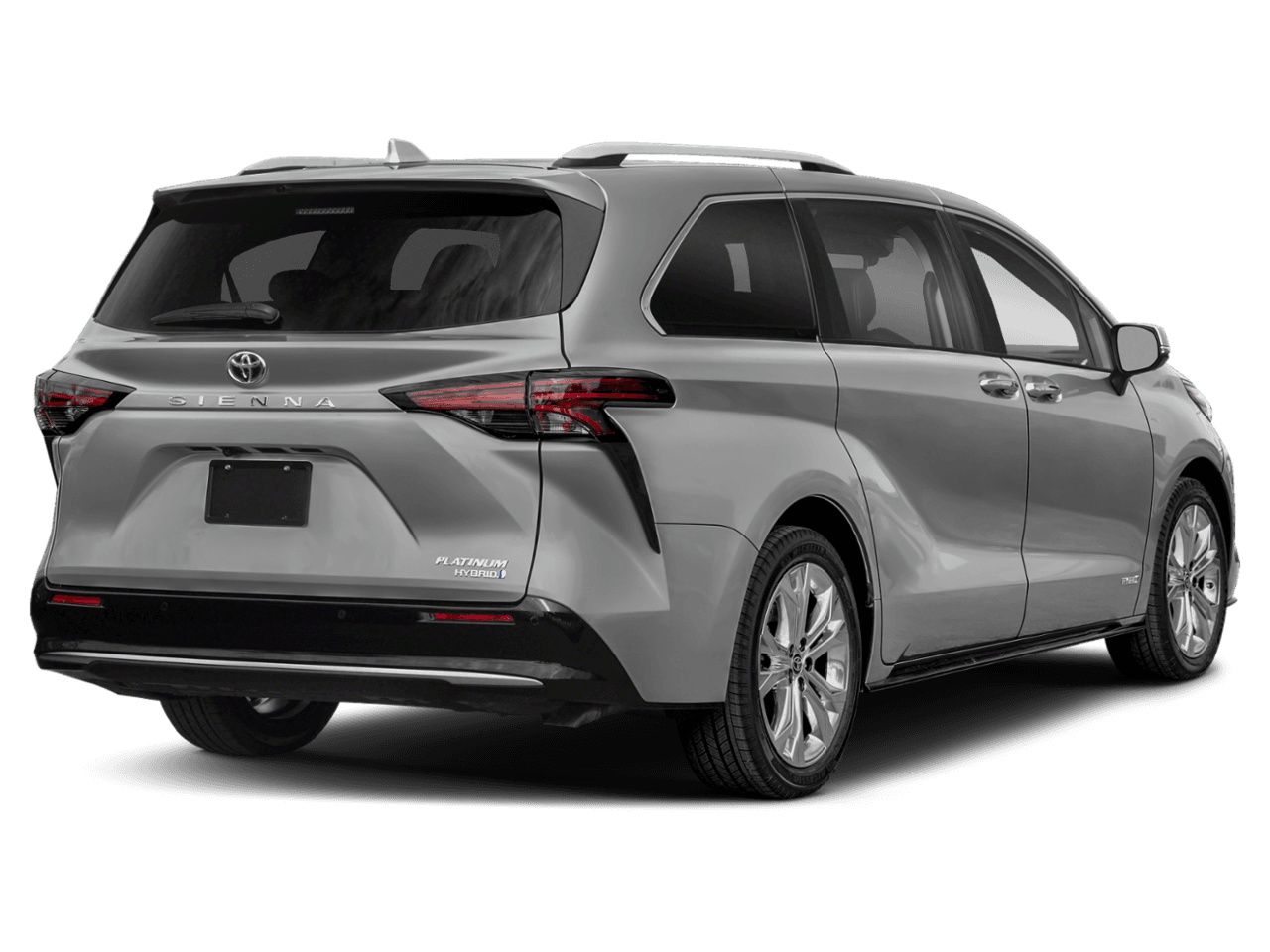 2021 Toyota Sienna Platinum - Rear 3/4, facing to the right