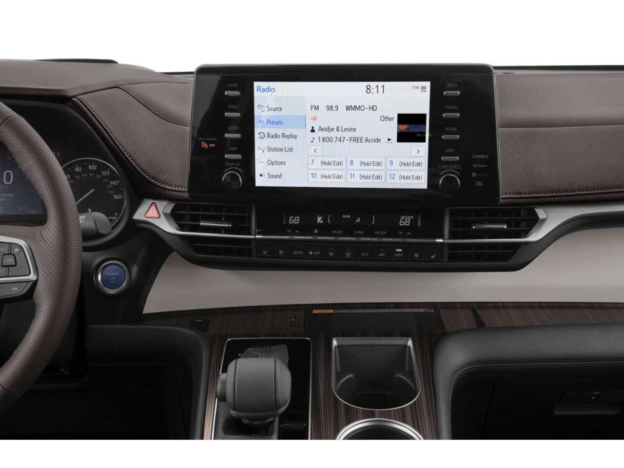2021 Toyota Sienna Platinum - Interior Stereo System