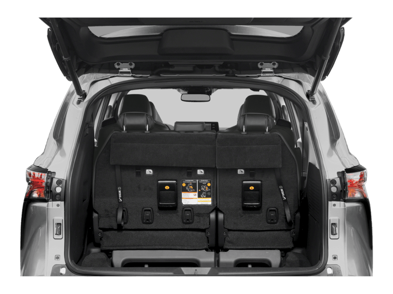 2021 Toyota Sienna Platinum - Interior Trunk with Hatch Open Feature