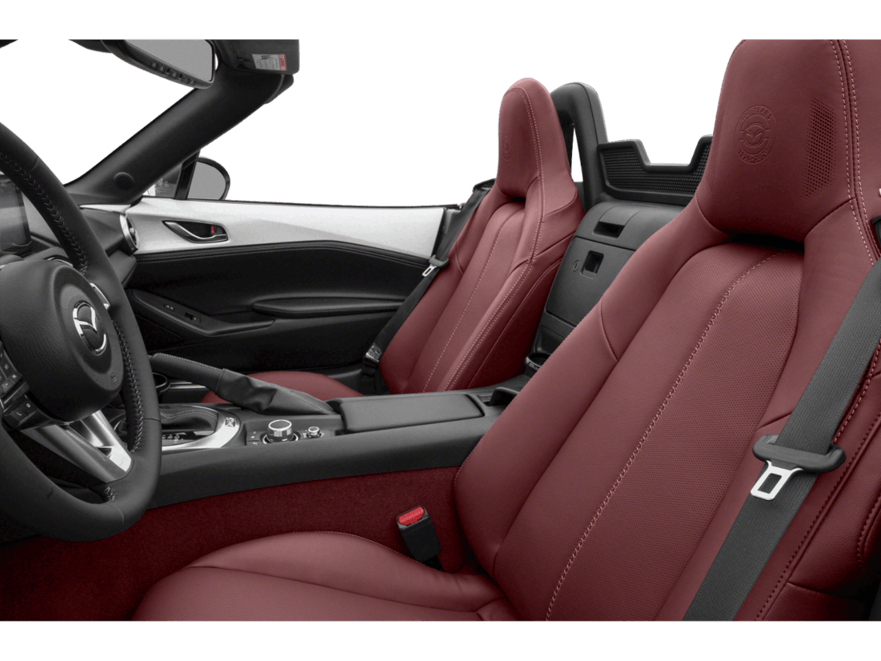 2020 Mazda MX-5 Miata 100th Anniversary - Interior Driver's Side with Door Open, Front Seat Feature