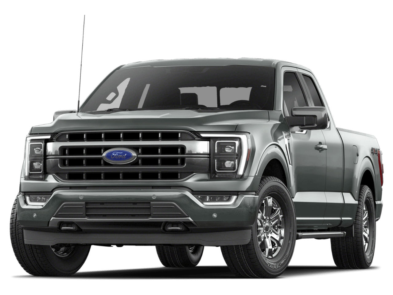 2021 Ford F-150 LARIAT - Front 3/4, facing to the left