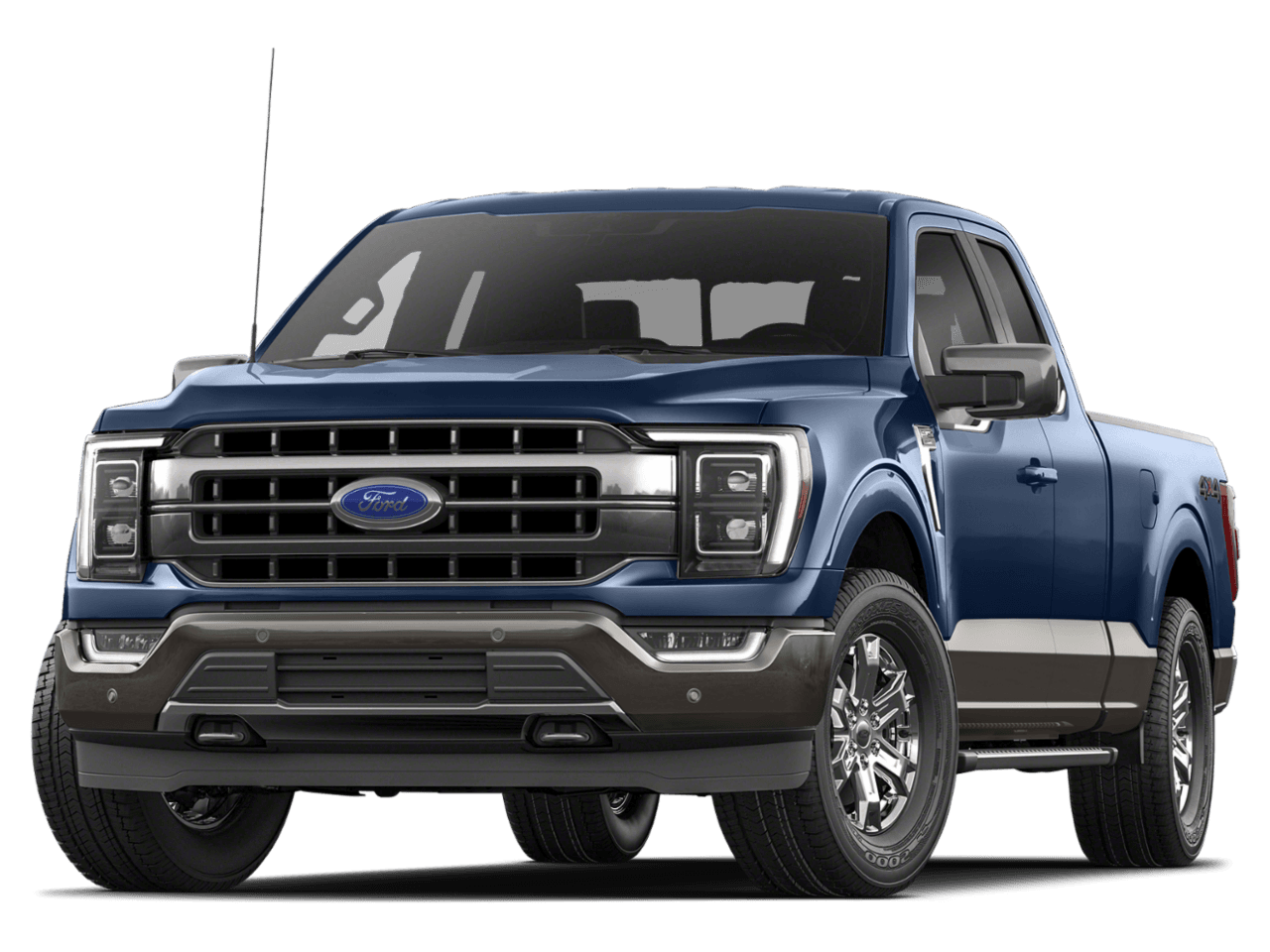 2021 Ford F-150 LARIAT - Front 3/4, facing to the left