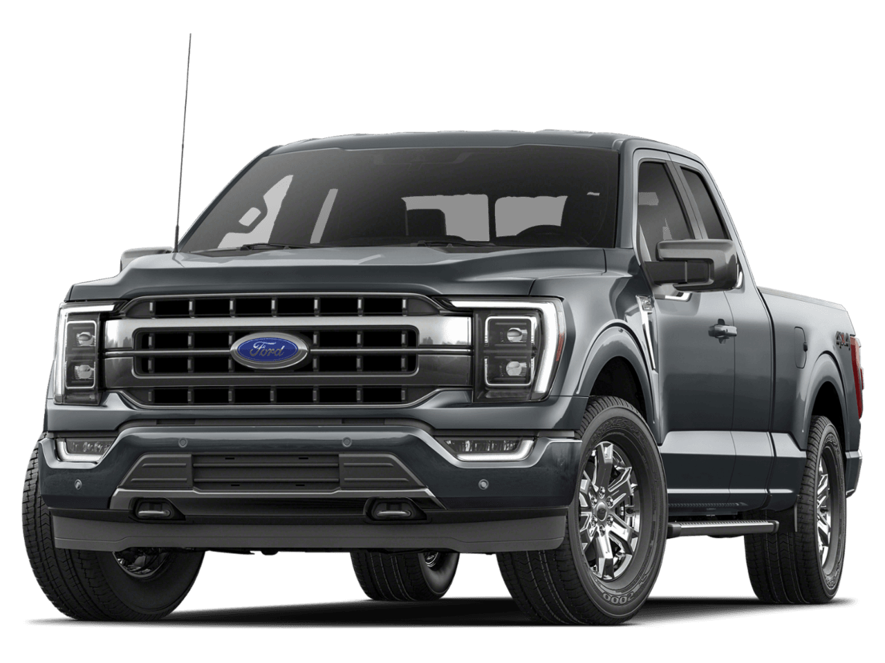 2021 Ford F-150 LARIAT - Front 3/4, facing to the left