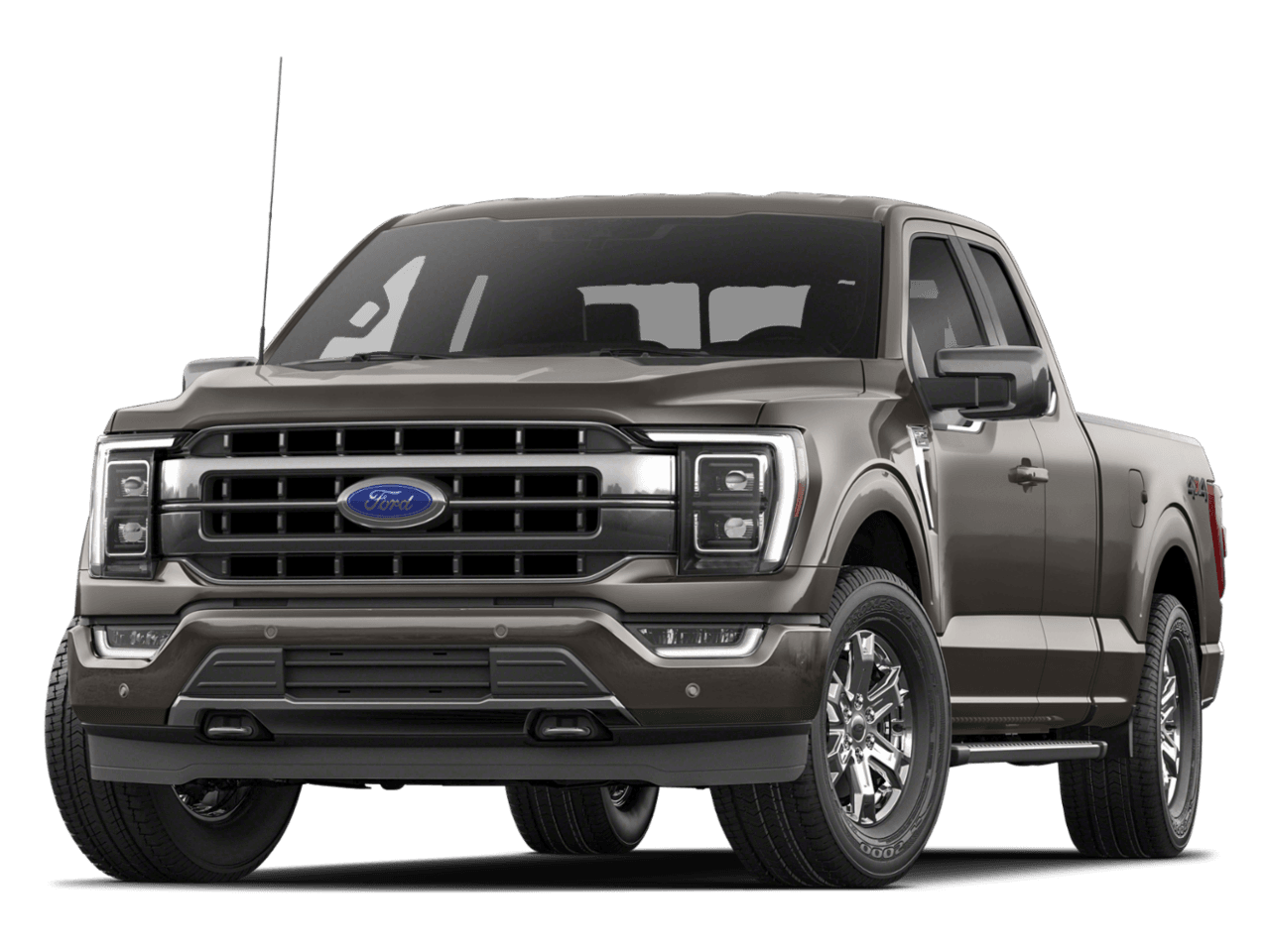 2021 Ford F-150 LARIAT - Front 3/4, facing to the left