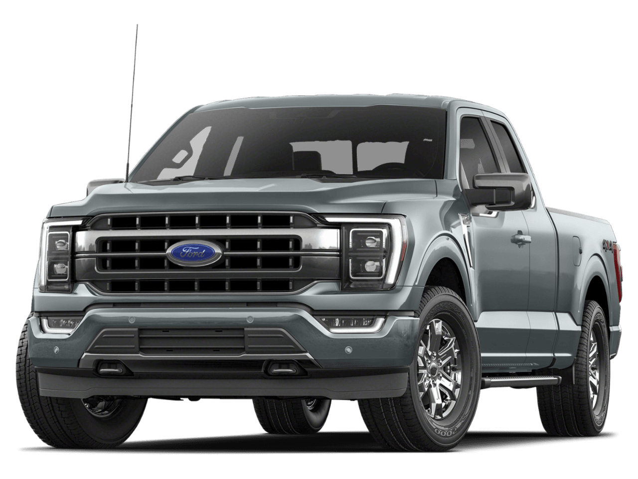 2021 Ford F-150 LARIAT - Front 3/4, facing to the left