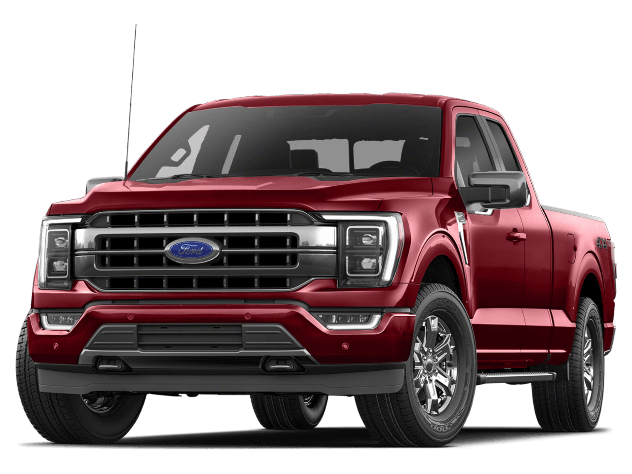 2021 Ford F-150 LARIAT - Front 3/4, facing to the left