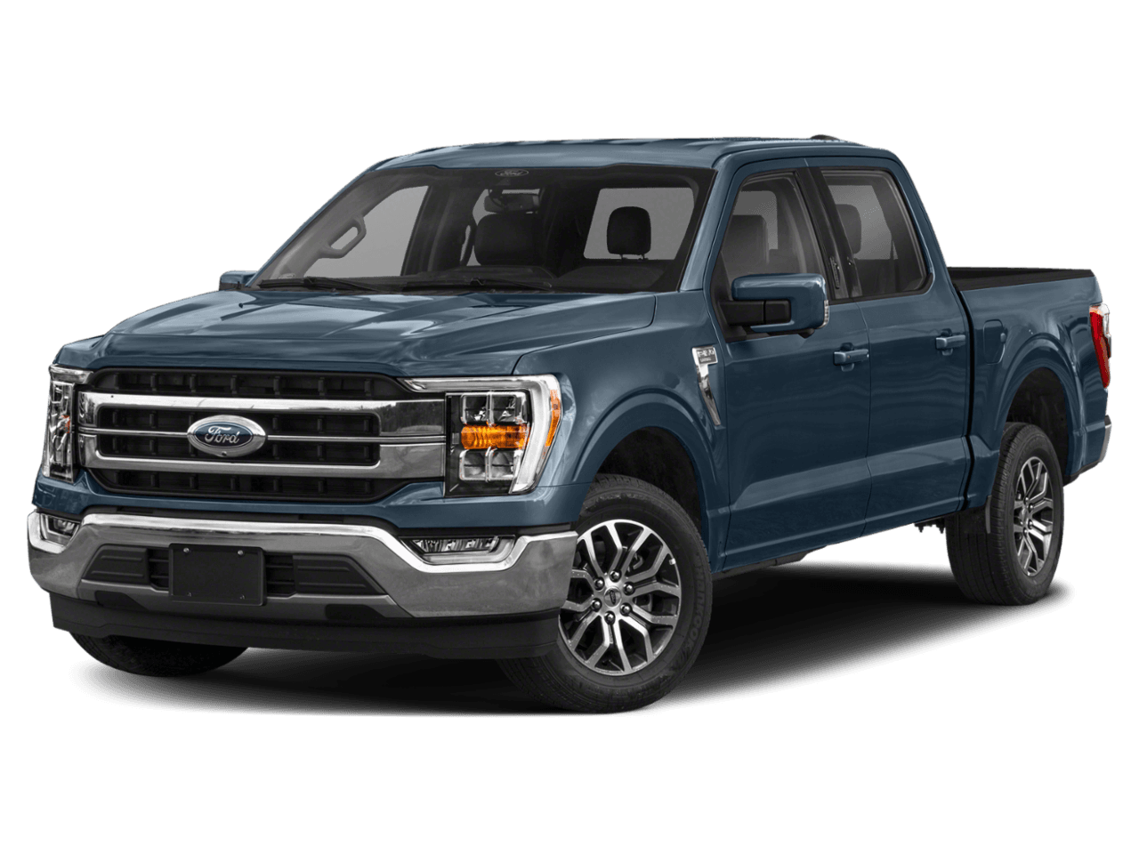 2021 Ford F-150 LARIAT - Front 3/4, facing to the left