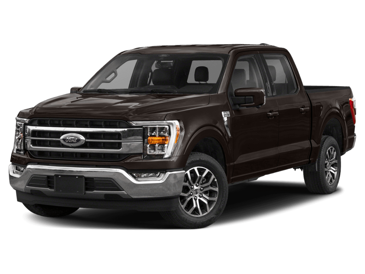2021 Ford F-150 LARIAT - Front 3/4, facing to the left