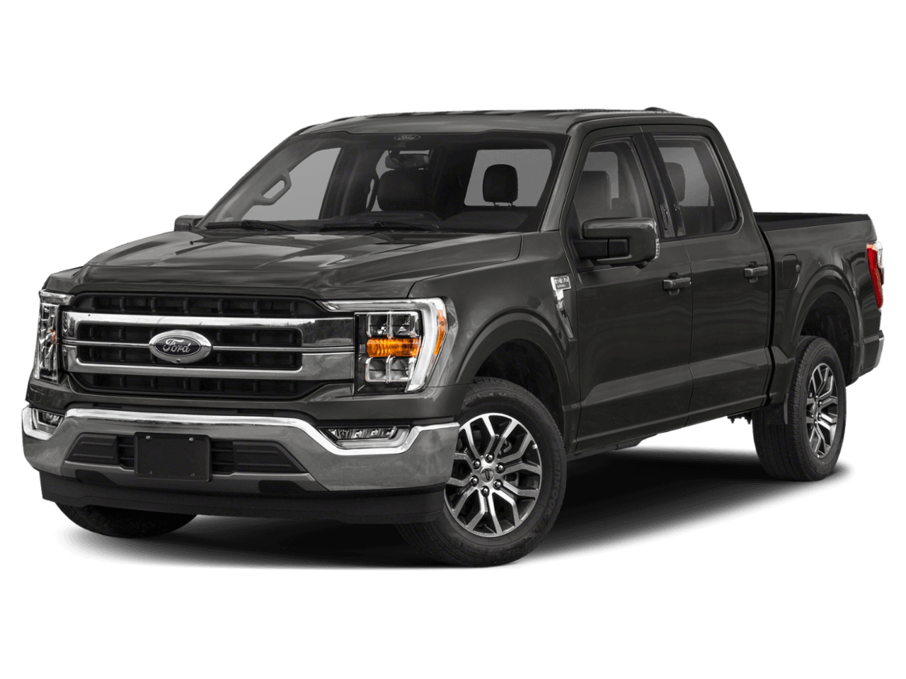2021 Ford F-150 LARIAT - Front 3/4, facing to the left