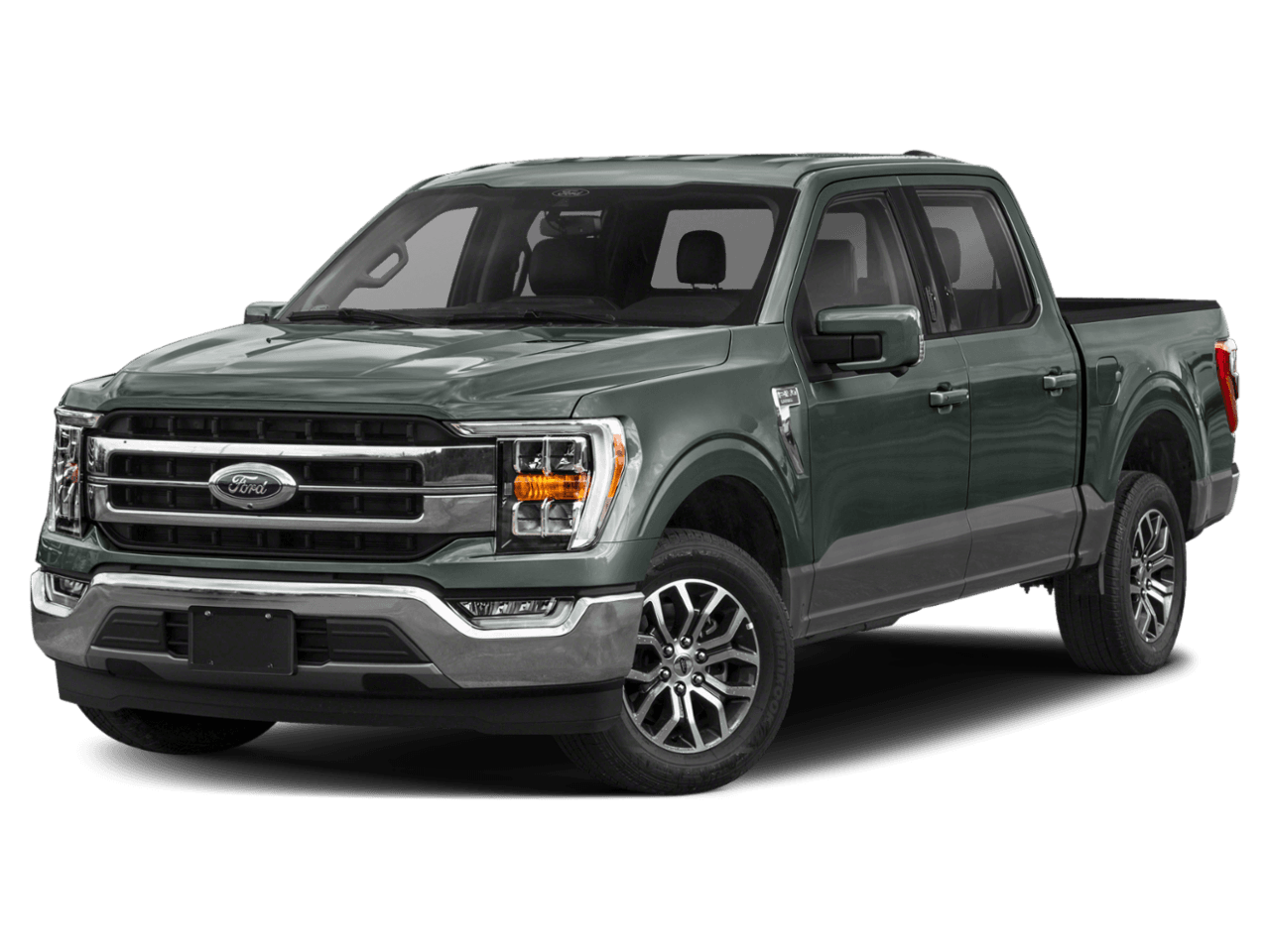 2021 Ford F-150 LARIAT - Front 3/4, facing to the left