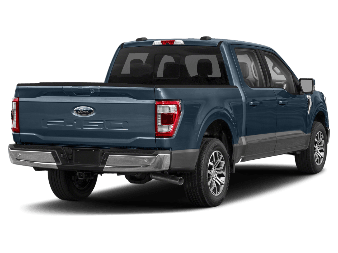 2021 Ford F-150 LARIAT - Rear 3/4, facing to the right