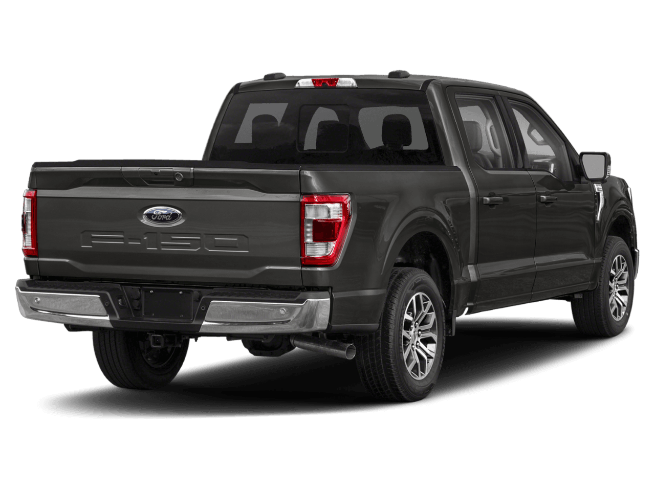 2021 Ford F-150 LARIAT - Rear 3/4, facing to the right