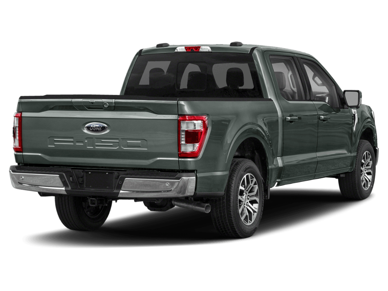 2021 Ford F-150 LARIAT - Rear 3/4, facing to the right