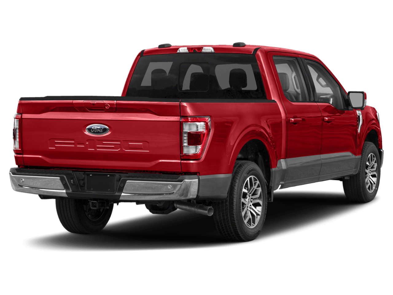 2021 Ford F-150 LARIAT - Rear 3/4, facing to the right