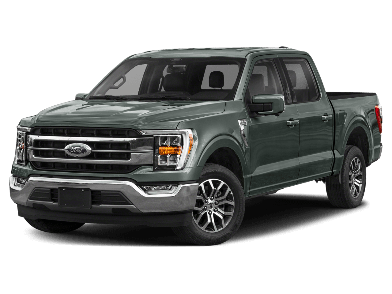2021 Ford F-150 LARIAT - Front 3/4, facing to the left