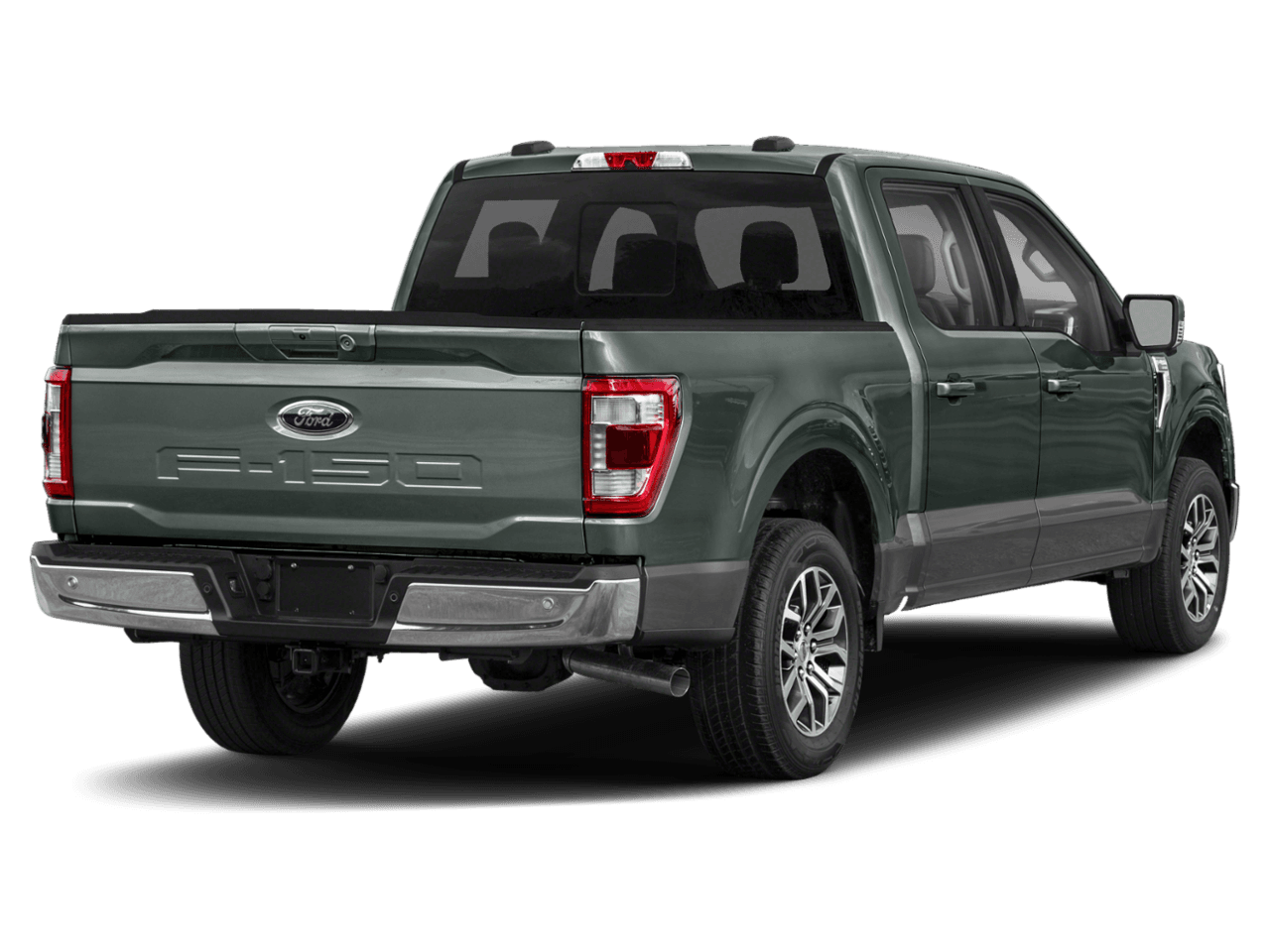 2021 Ford F-150 LARIAT - Rear 3/4, facing to the right