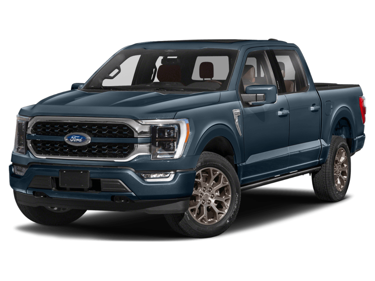 2021 Ford F-150 King - Front 3/4, facing to the left