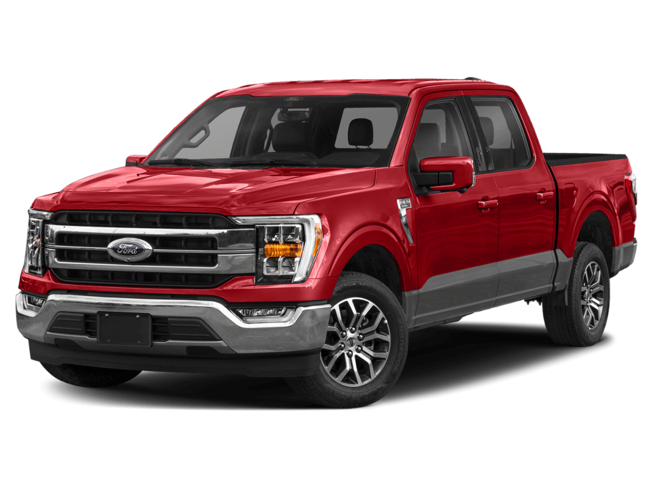 2021 Ford F-150 LARIAT - Front 3/4, facing to the left