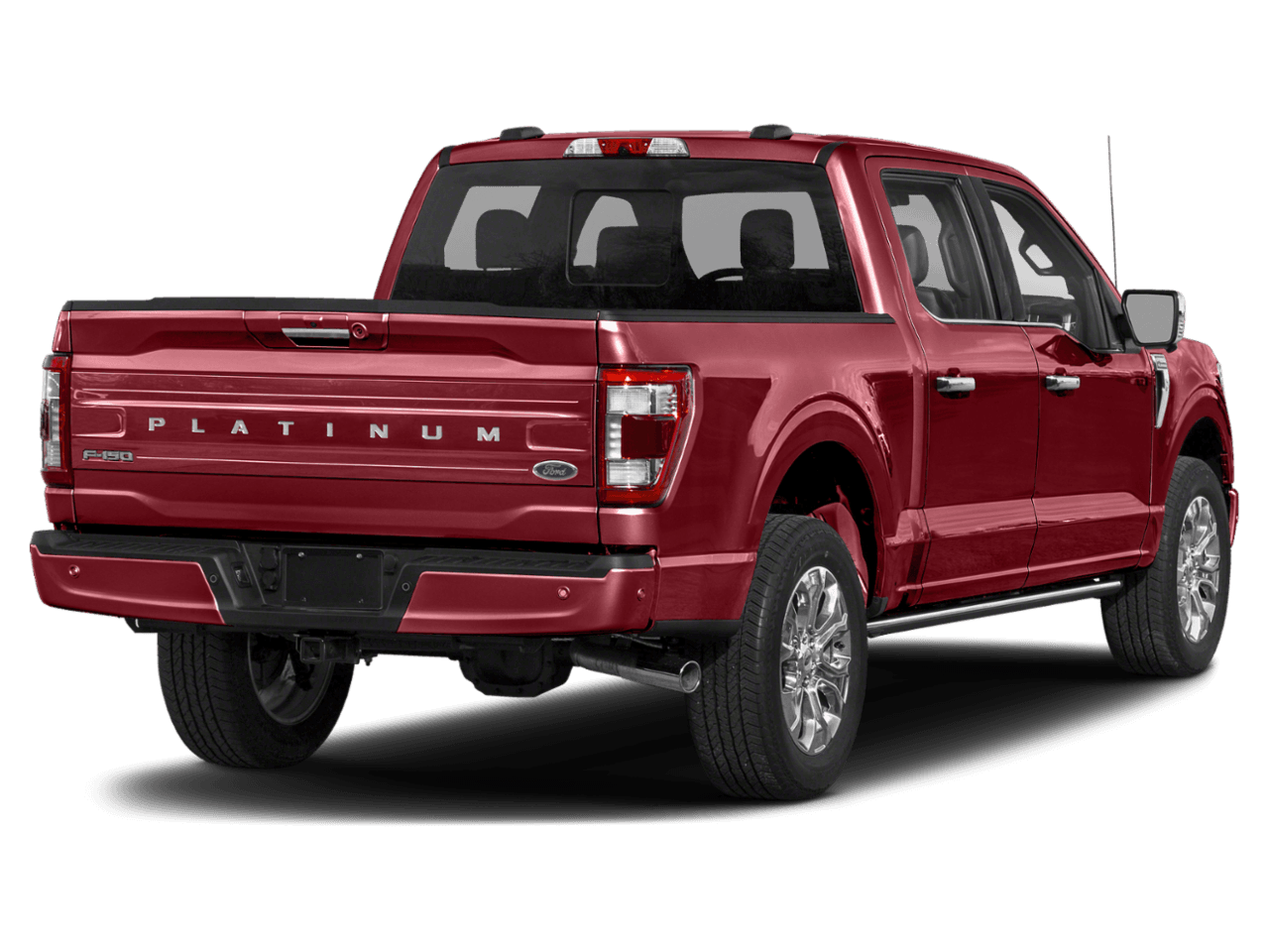 2021 Ford F-150 Platinum - Rear 3/4, facing to the right
