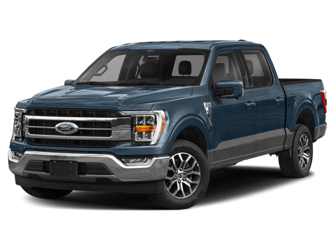 2021 Ford F-150 LARIAT - Front 3/4, facing to the left