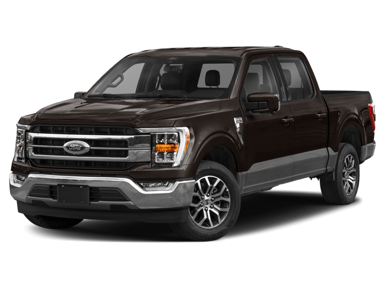 2021 Ford F-150 LARIAT - Front 3/4, facing to the left