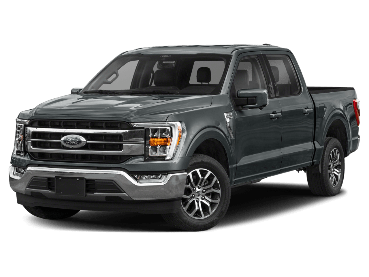 2021 Ford F-150 LARIAT - Front 3/4, facing to the left