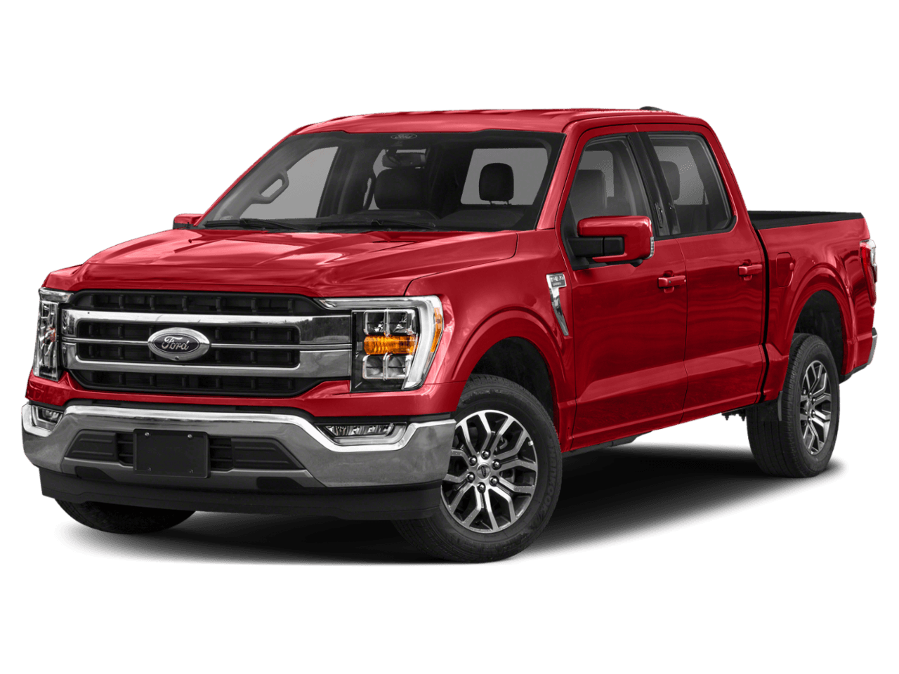 2021 Ford F-150 LARIAT - Front 3/4, facing to the left