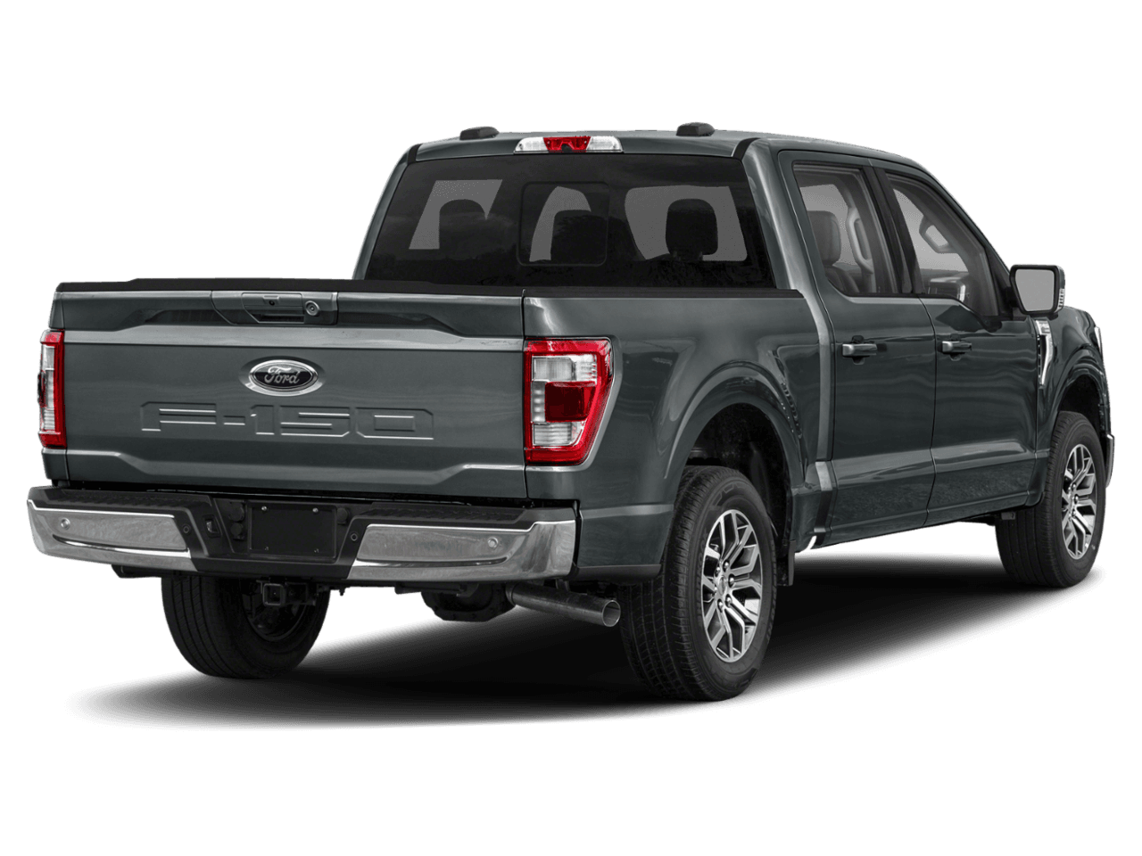 2021 Ford F-150 LARIAT - Rear 3/4, facing to the right