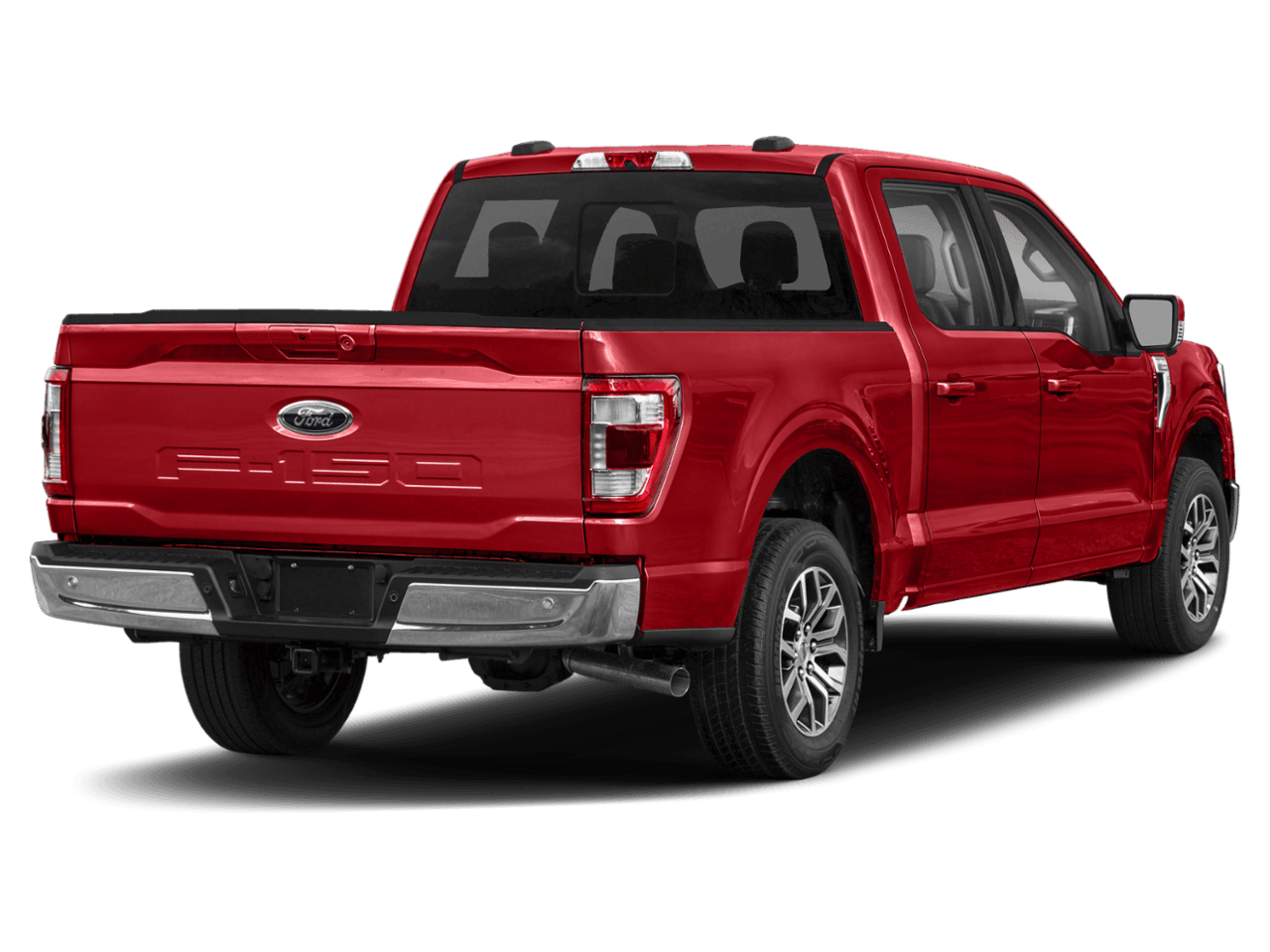 2021 Ford F-150 LARIAT - Rear 3/4, facing to the right