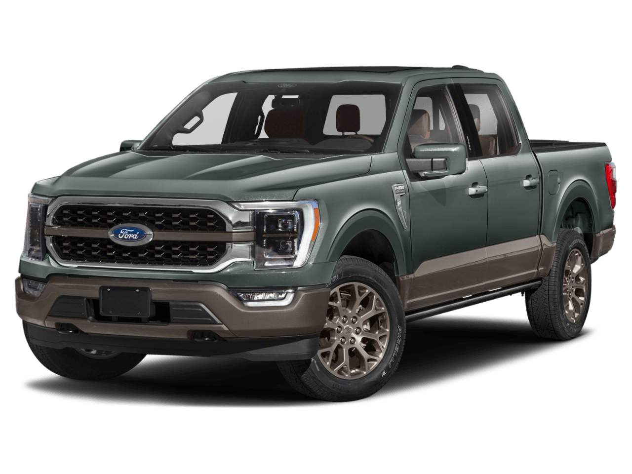 2021 Ford F-150 King - Front 3/4, facing to the left