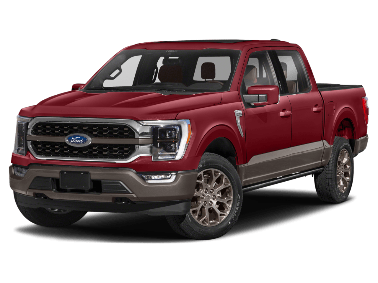 2021 Ford F-150 King - Front 3/4, facing to the left
