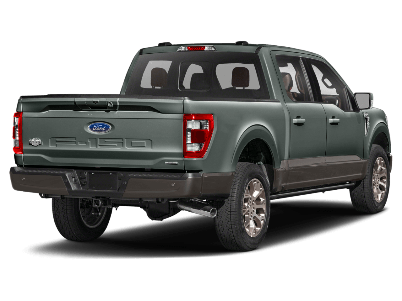 2021 Ford F-150 King - Rear 3/4, facing to the right