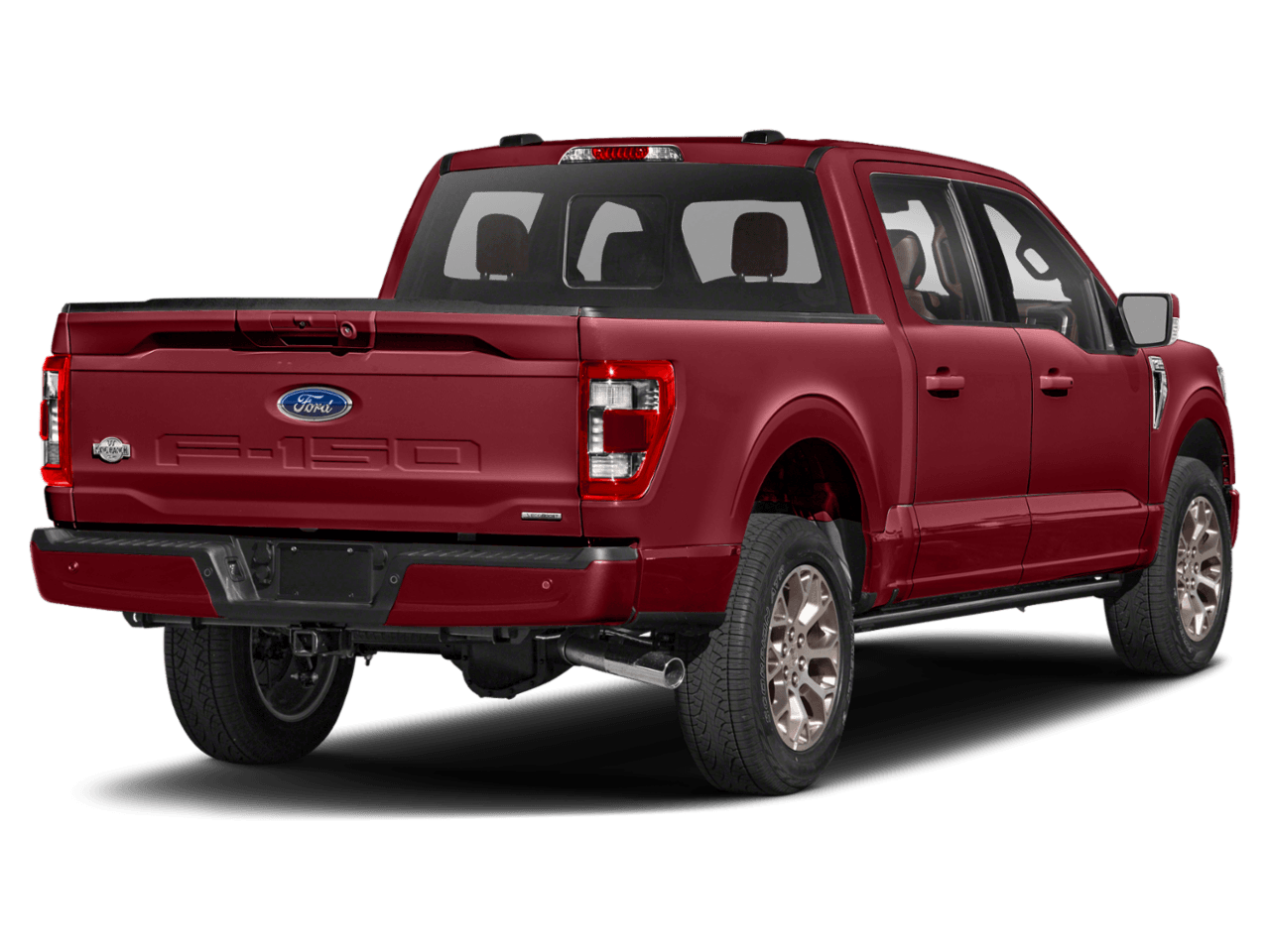 2021 Ford F-150 King - Rear 3/4, facing to the right