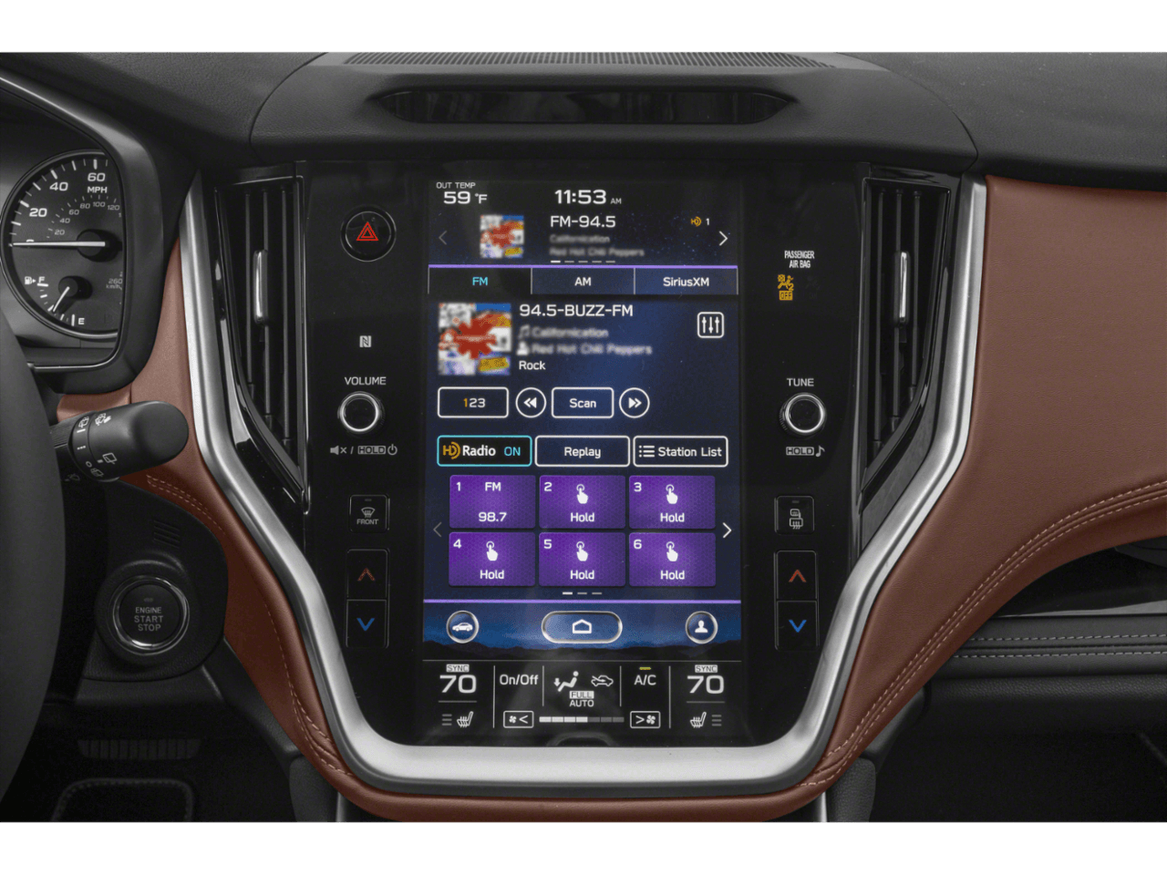 2021 Subaru Outback Touring XT - Interior Stereo System