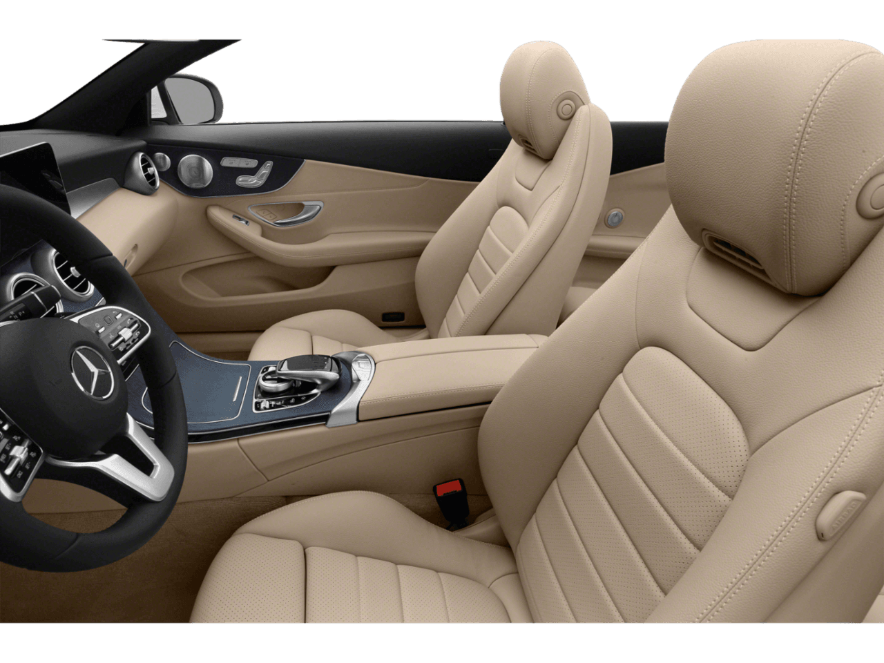 2021 Mercedes-Benz C-Class C 300 - Interior Driver's Side with Door Open, Front Seat Feature