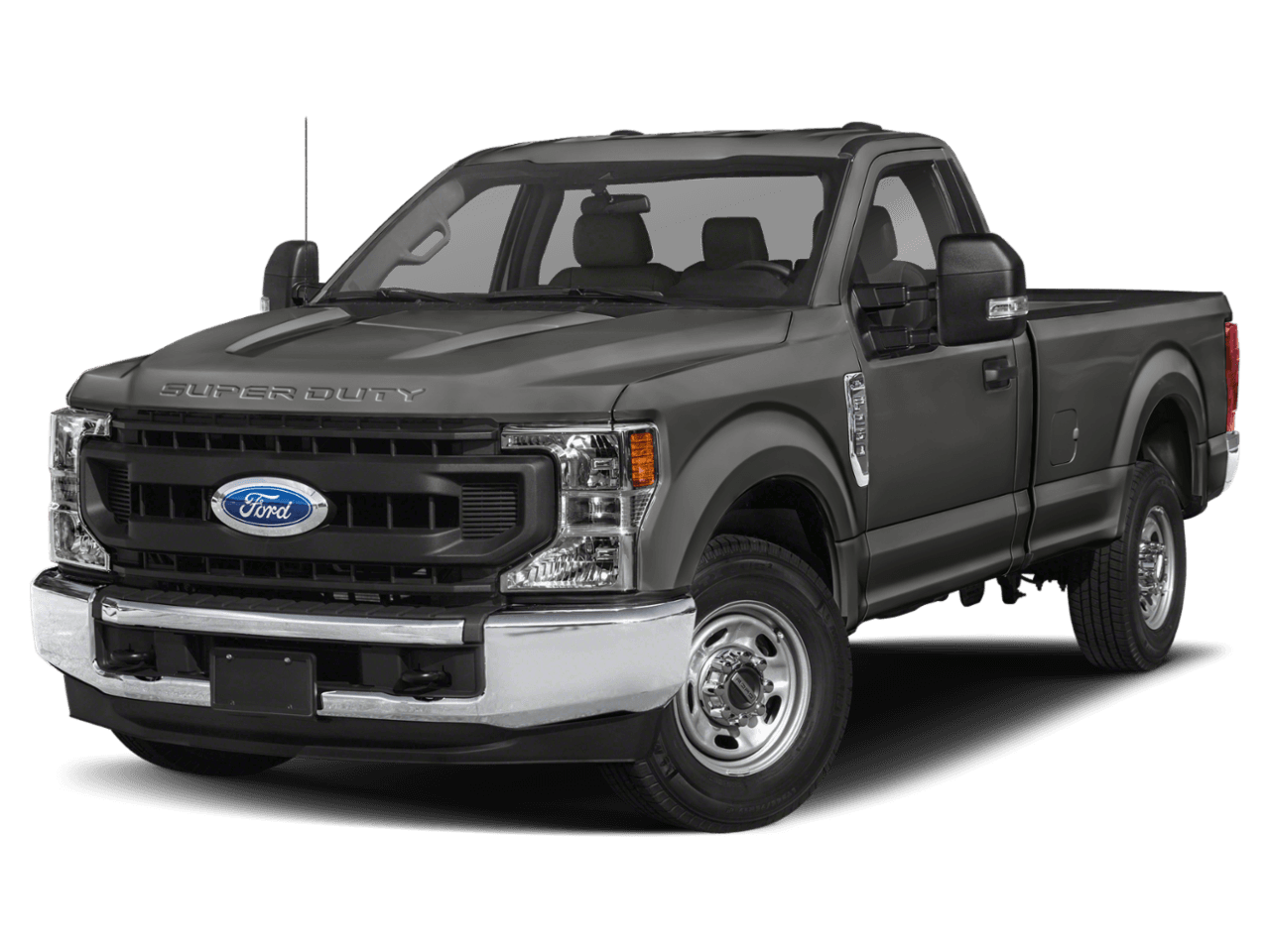 2021 Ford Super Duty F-350 DRW XL 4WD Reg Cab 8' Box - Front 3/4, facing to the left