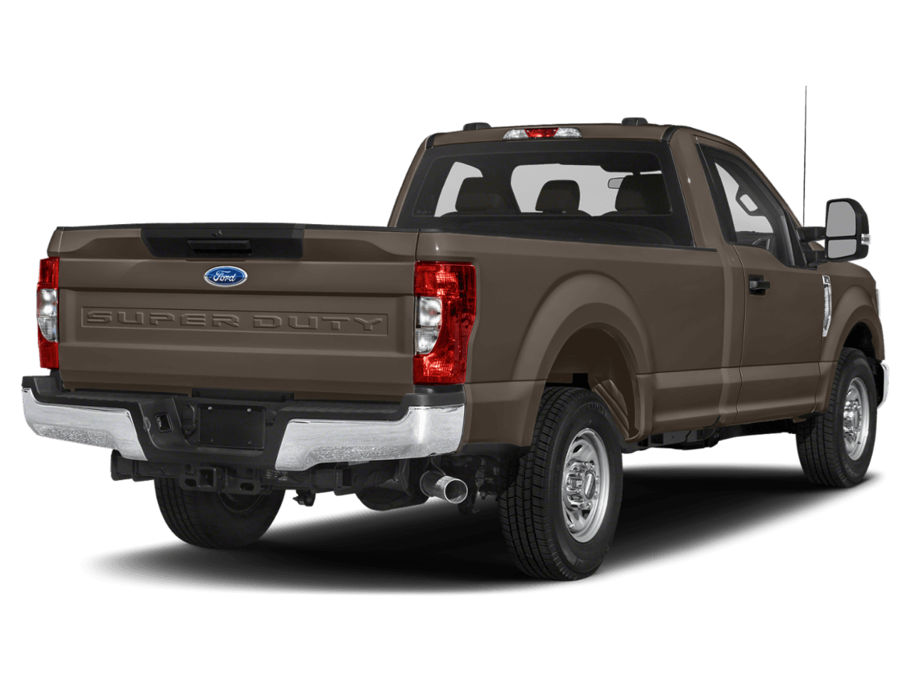 2021 Ford Super Duty F-350 DRW XL 4WD Reg Cab 8' Box - Rear 3/4, facing to the right