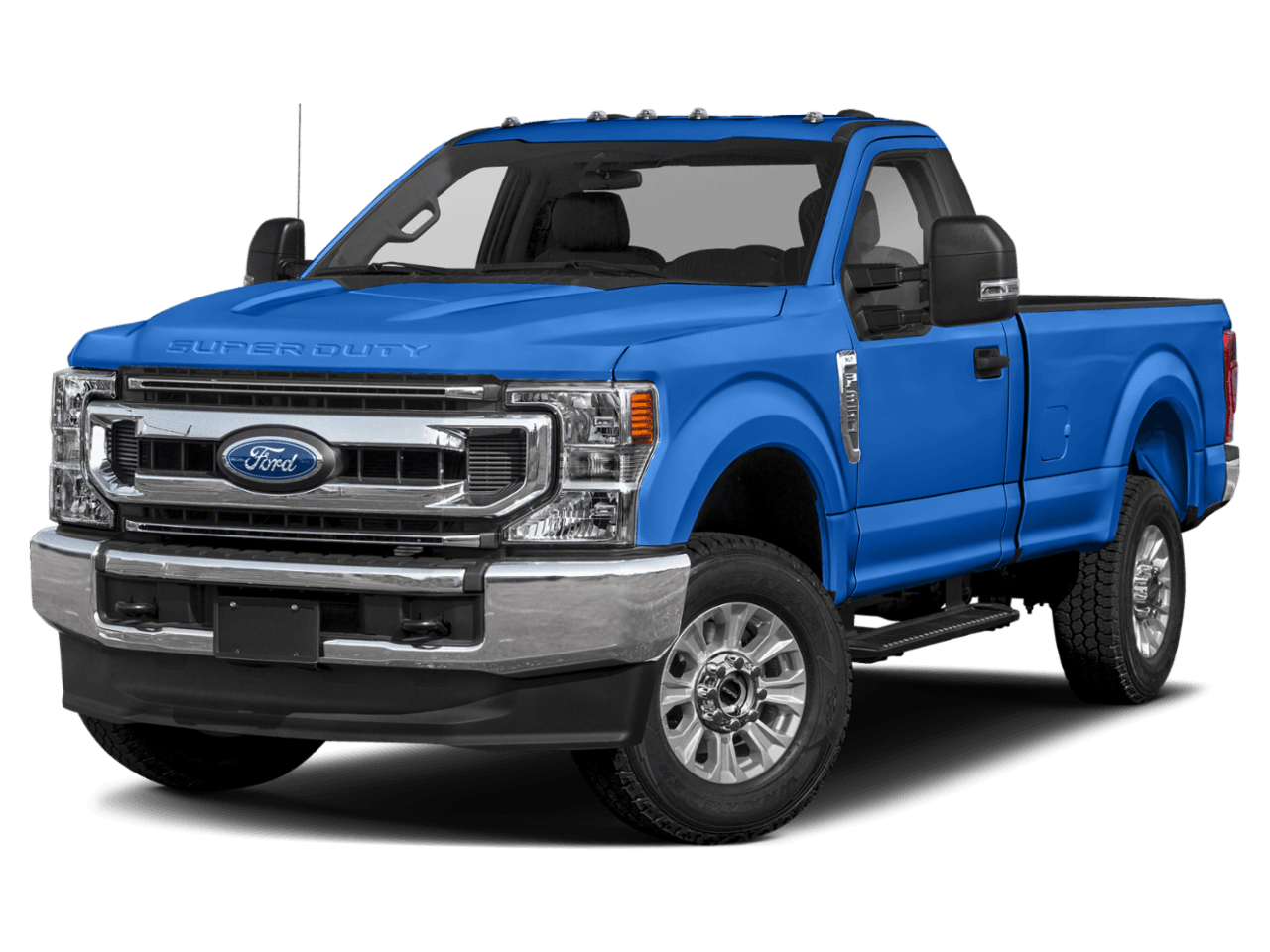 2021 Ford Super Duty F-350 DRW XLT 4WD Reg Cab 8' Box - Front 3/4, facing to the left