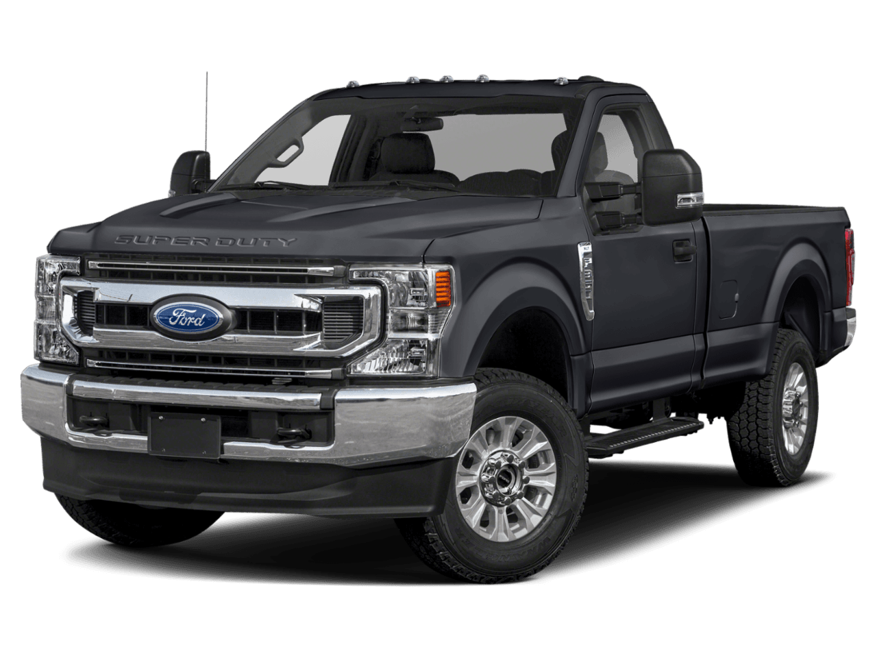 2021 Ford Super Duty F-350 DRW XLT 4WD Reg Cab 8' Box - Front 3/4, facing to the left