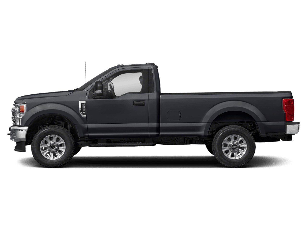 2021 Ford Super Duty F-350 DRW XLT 4WD Reg Cab 8' Box - Profile, facing to the left