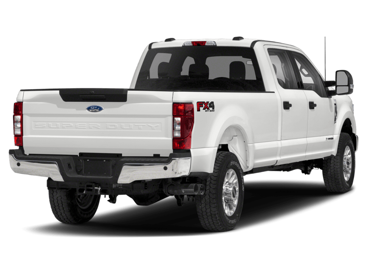 2021 Ford Super Duty F-350 DRW XLT 2WD Crew Cab 8' Box - Rear 3/4, facing to the right