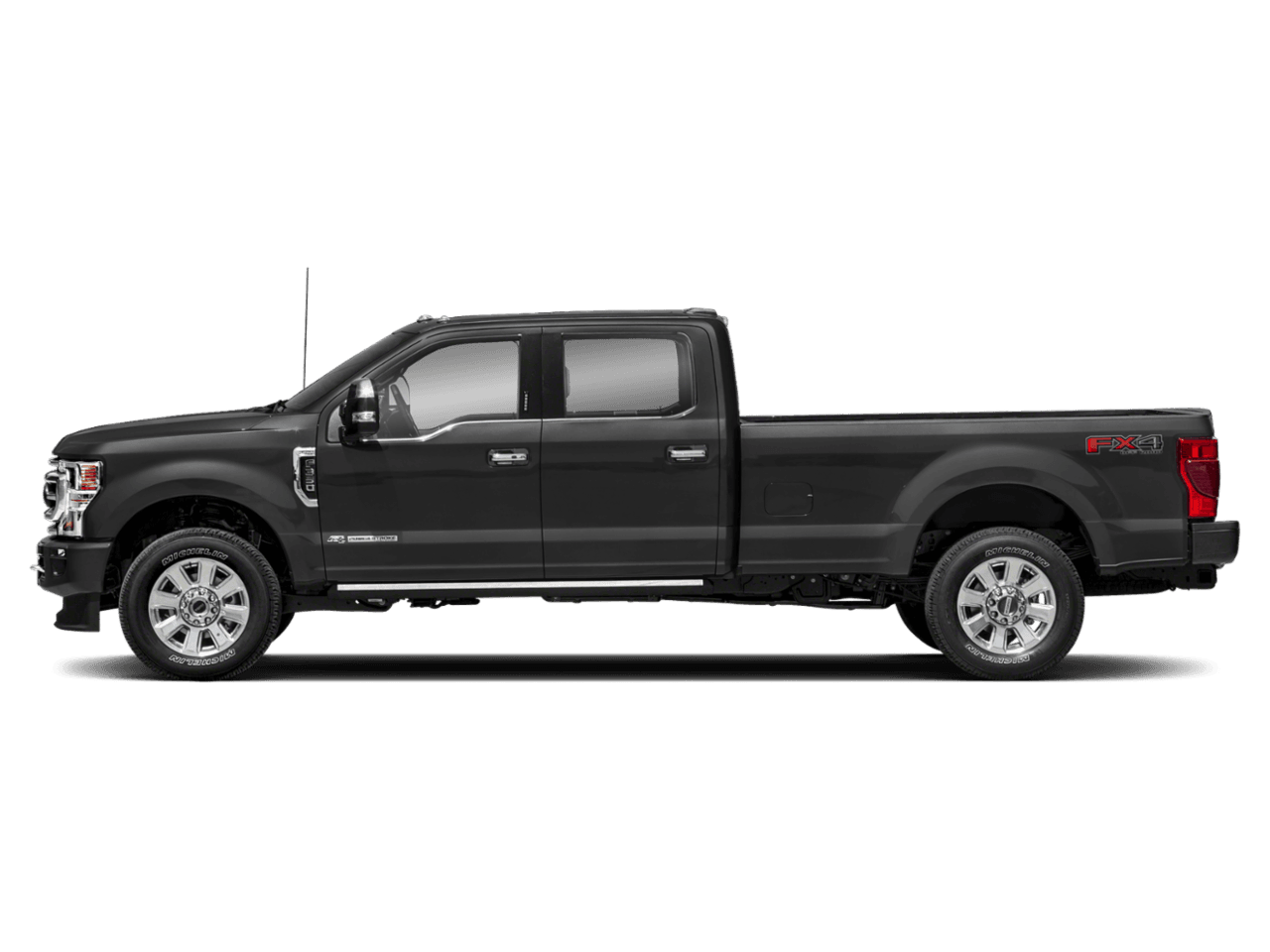 2021 Ford Super Duty F-350 DRW Platinum 2WD Crew Cab 8' Box - Profile, facing to the left