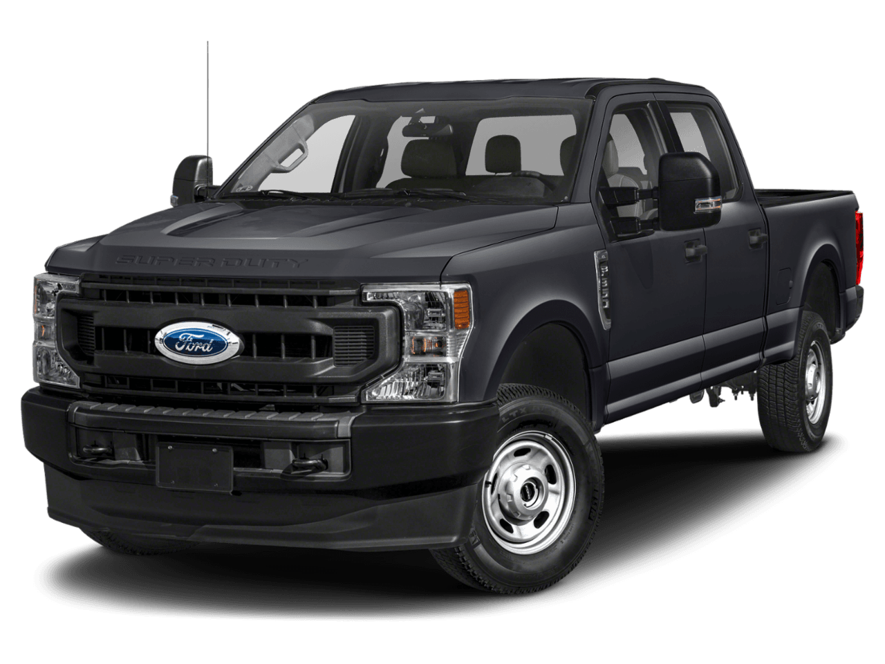 2021 Ford Super Duty F-350 DRW XL 4WD Crew Cab 8' Box - Front 3/4, facing to the left