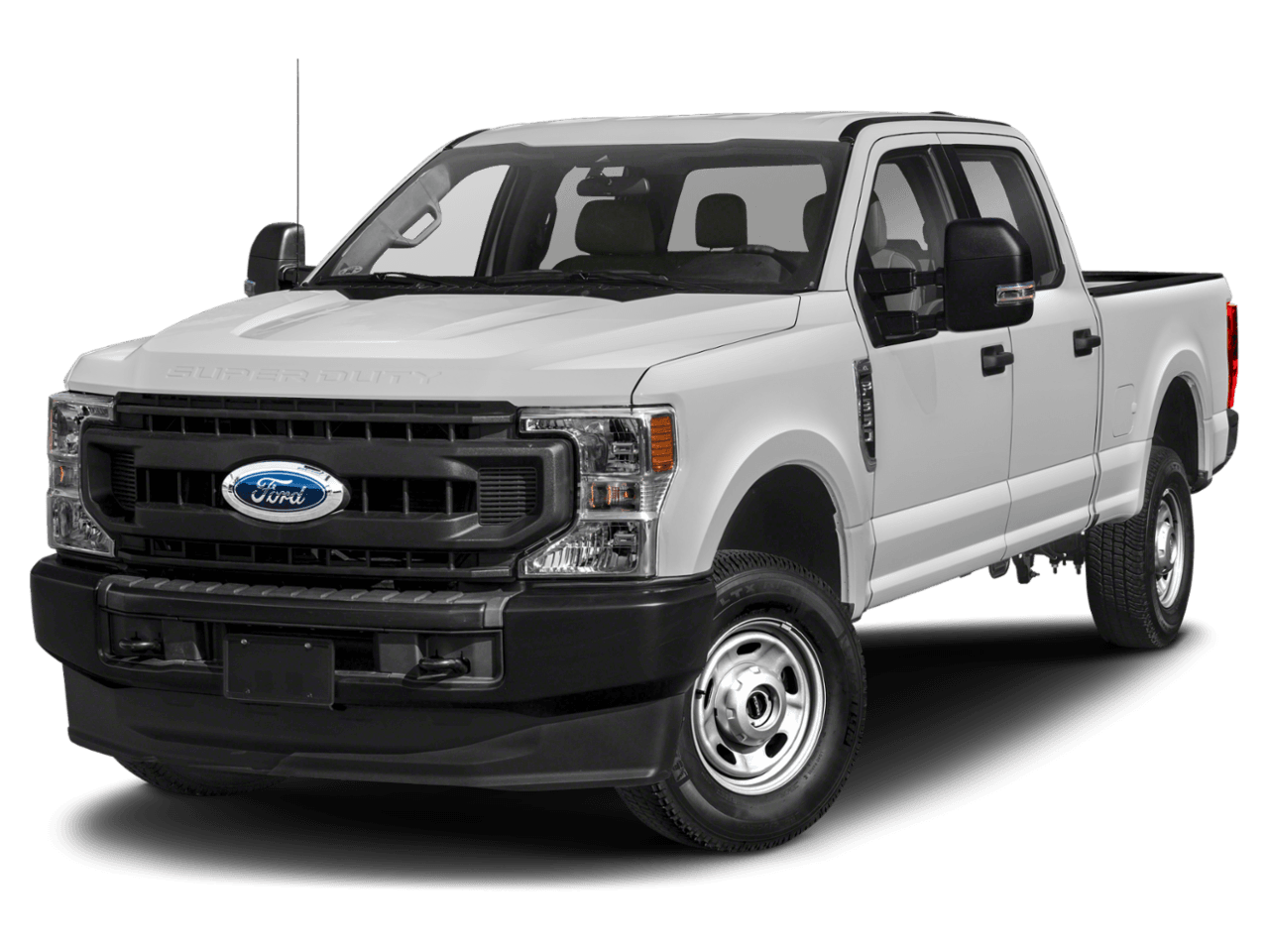 2021 Ford Super Duty F-350 DRW XL 4WD Crew Cab 8' Box - Front 3/4, facing to the left