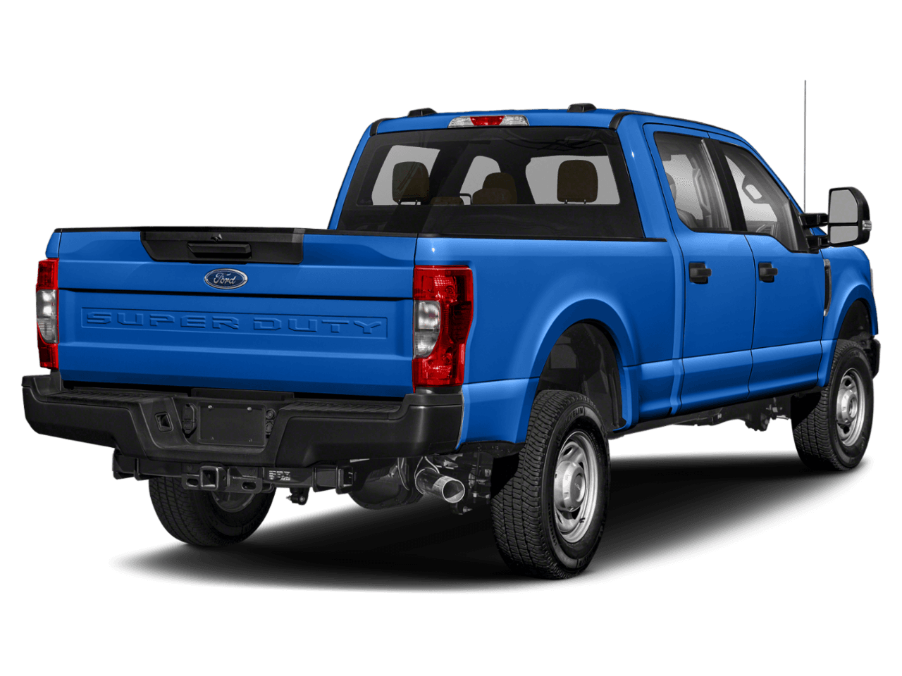 2021 Ford Super Duty F-350 DRW XL 4WD Crew Cab 8' Box - Rear 3/4, facing to the right